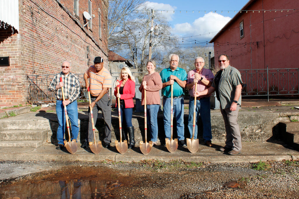 Sidewalk Groundbreaking